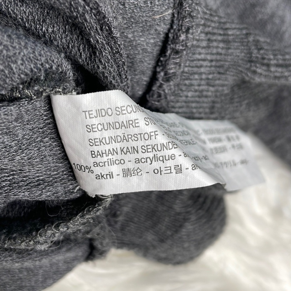 Zara Gray Ruffle Bottom Sweatshirt - Picture 9 of 9
